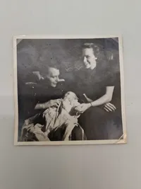 Samling fotos mm fra Dansk officers familie