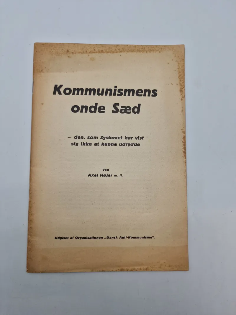 Sjælden originalt dansk nazistisk propaganda