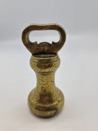 Originalt engelsk vægtlod fra start 1900 tallet - lavet om oplukker