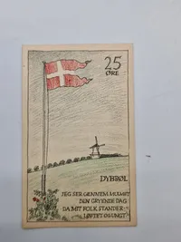 Sæt originale danske “nødsedler” - Dybbøl