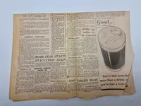 Original amerikansk ww2 avis fra 1940