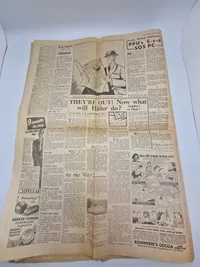 Original amerikansk ww2 avis fra 1940
