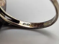 Fingerring af sterlingsølv