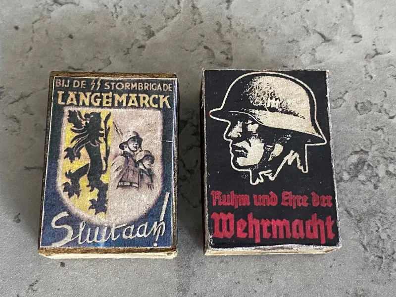 Tyske WWII tændstiksæsker - Postwar