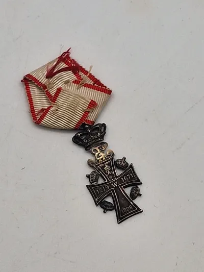 Originalt Dannebrogs ordenens hæderstegn (miniature)  Kong Frederik IX