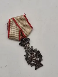 Originalt Dannebrogs ordenens hæderstegn (miniature)  Kong Frederik IX