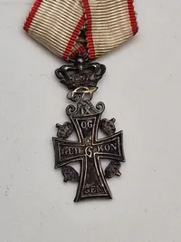 Originalt Dannebrogs ordenens hæderstegn (miniature)  Kong Frederik IX
