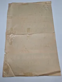Ekstremt sjælden Valgplakat fra genforeningen 1920