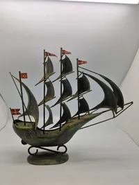 Dansk skib i bronze legering