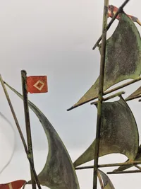 Dansk skib i bronze legering
