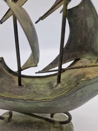 Dansk skib i bronze legering