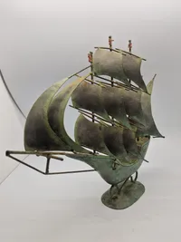 Dansk skib i bronze legering