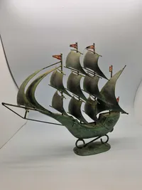 Dansk skib i bronze legering