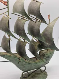 Dansk skib i bronze legering