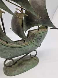 Dansk skib i bronze legering