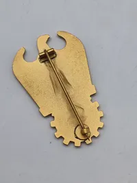 Stort Fritz Todt badge - veludført Souval (efterkrigs)