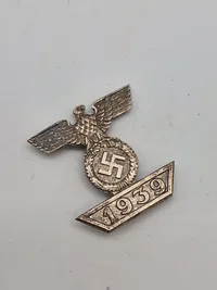 Tysk Wiederholungspange - veludført efterkrigs