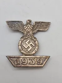 Tysk Wiederholungspange - veludført efterkrigs