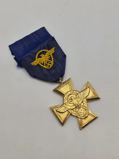 Original German WWII Police 25-Year Long Service Medal