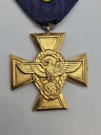 Original German WWII Police 25-Year Long Service Medal