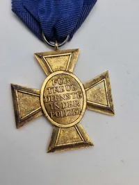 Original German WWII Police 25-Year Long Service Medal