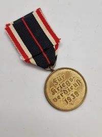 Original WW2 Tysk Kriegsverdienst Medalje