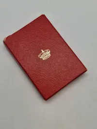 Original fortjenst medalje af sterlingsølv med æske - Frederik IX