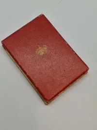 Original fortjenst medalje af sterlingsølv med æske - Christian X