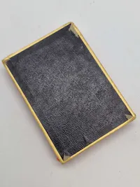 Original fortjenst medalje af sterlingsølv med æske - Christian X