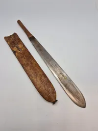 Originalt afrikansk jagt machete
