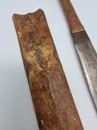 Originalt afrikansk jagt machete
