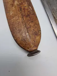 Originalt afrikansk jagt machete