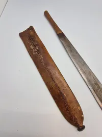 Originalt afrikansk jagt machete