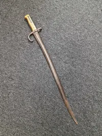 Original fransk model 1866 Chassepot bajonet