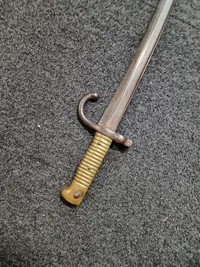 Original fransk model 1866 Chassepot bajonet