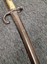 Original fransk model 1866 Chassepot bajonet