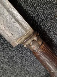 Originalt indonesisk blankvåben - 1800 tallet