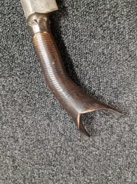 Originalt indonesisk blankvåben - 1800 tallet