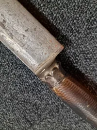 Originalt indonesisk blankvåben - 1800 tallet
