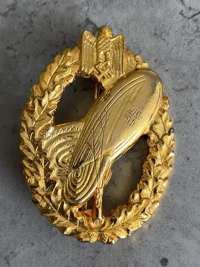 Luftballon abzeichen - veludført Postwar (lavet af Rudolf Souval)