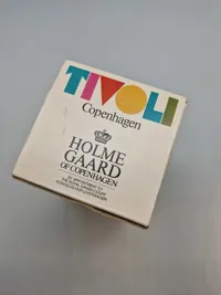 Holmegaard Tivoli glas med æske