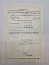 Original amerikansk præmieobligation