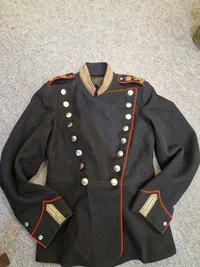 Original dansk livgarde uniforms jakke med rex’er