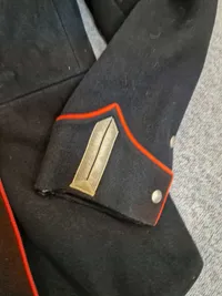 Original dansk livgarde uniforms jakke med rex’er