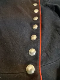 Original dansk livgarde uniforms jakke med rex’er
