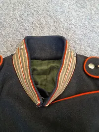 Original dansk livgarde uniforms jakke med rex’er
