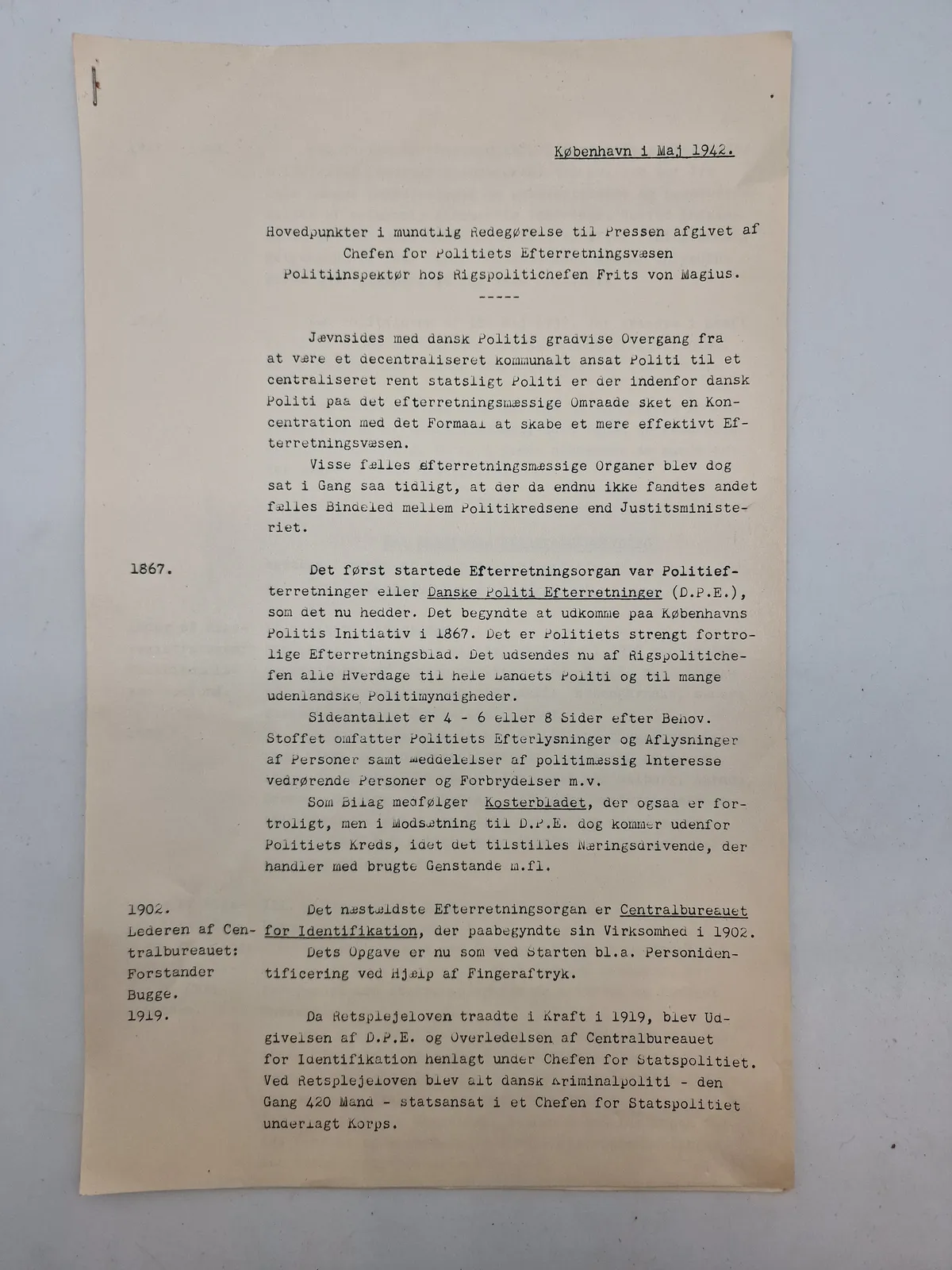Originalt illegalt blad - ww2
