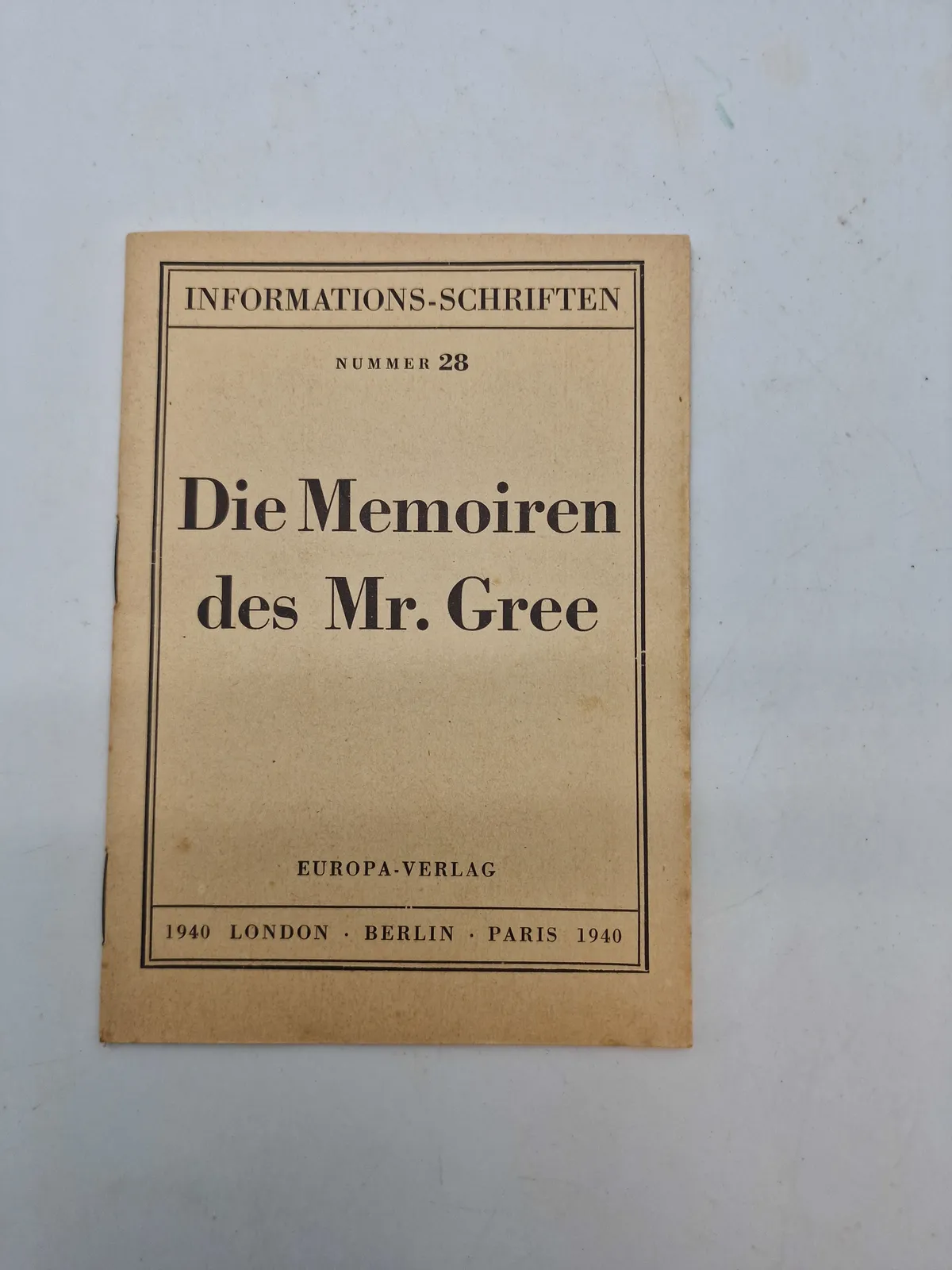 Originalt nazistisk propaganda