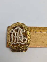 Sjældent originalt Reichssportabzeichen für Kriegsversehrten/DRL sports badge for war wounded