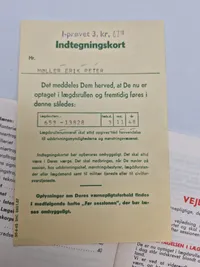 Samling diverse militære papirer mm.
